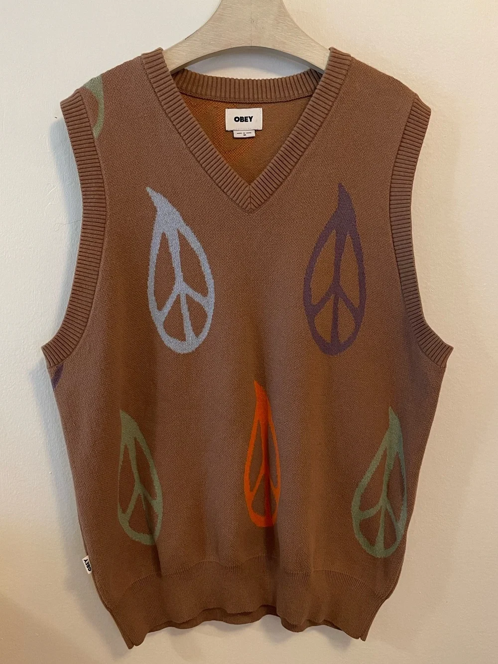 Obey sweater vest
